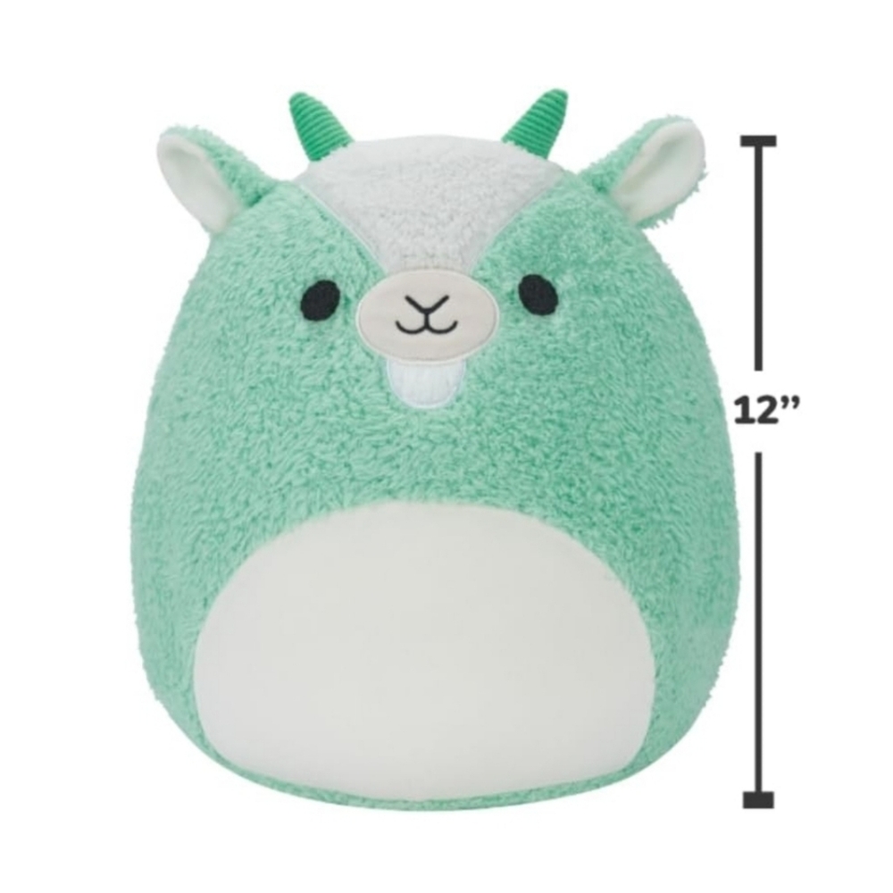 Fuzz A Mallows NWT 12in Palmer the Green Goat Plush Toy 2022 by Squishmallows - Picture 4 of 9
